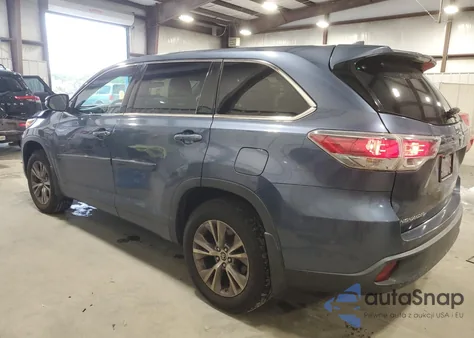 2016 Toyota Highlander Le from USA, damaged, VIN 5TDBKRFH6GS325425